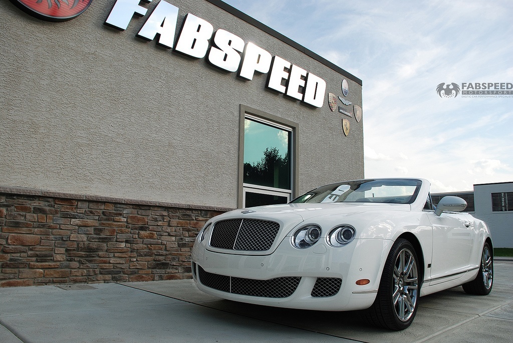 Bentley Continental GTC at Fabspeed Headquarters