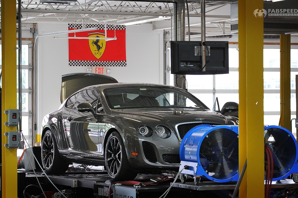 Bentley Continental GT on the Dyno