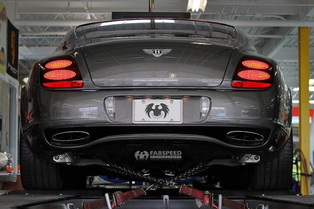 Bentley Continental GT on the Lift