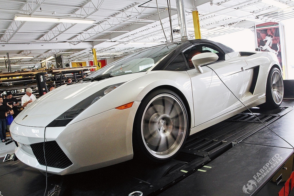 Lamborghini Gallardo Spyder Dyno