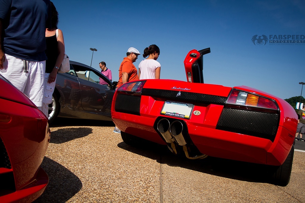 Red Lamborghini Murcielago