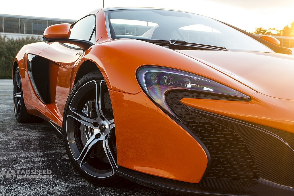 Orange McLaren 650S