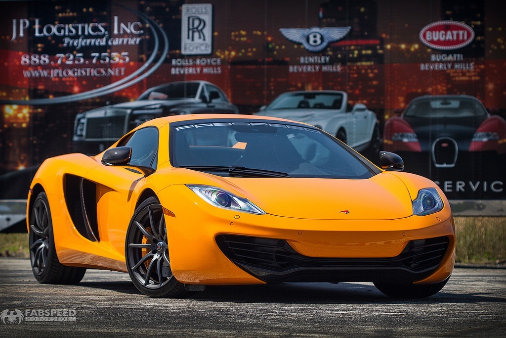 Orange McLaren MP4-12C